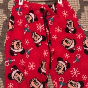 Mickey Mouse Christmas Fleece Sleep Pants